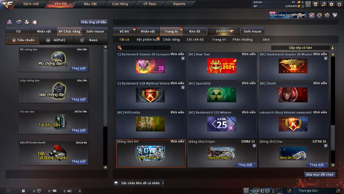 shop acc cf uy tin gia re